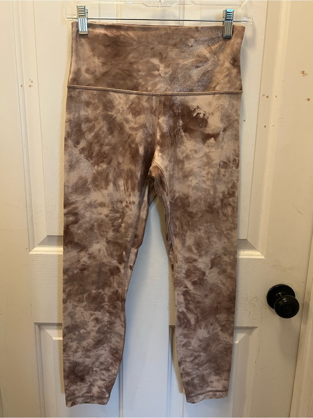 🍋LIKE NEW Lululemon Diamond Dye Misty Shell Cacao Diffuse Dot Foil 25” Align - 8
